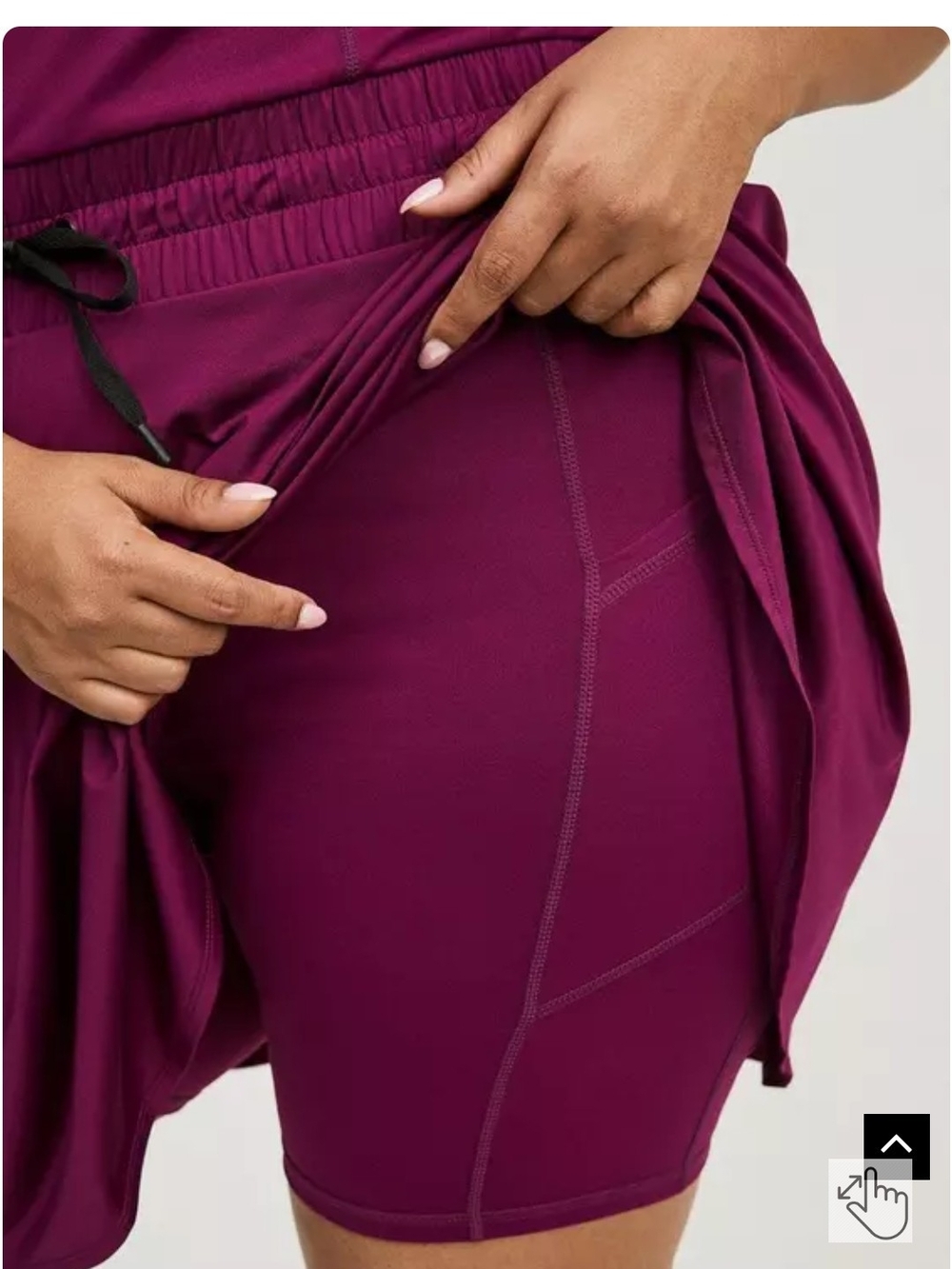 Performance Core Mini 2Fer Active Dress With Bike Shorts By TORRID - Picture 5 of 6